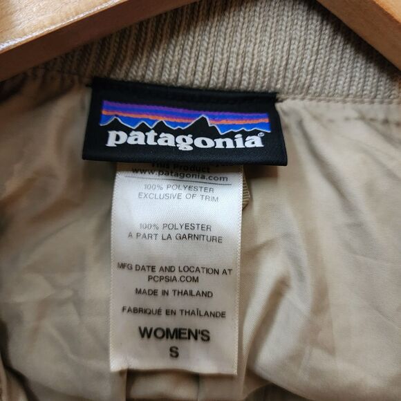 Patagonia Conejo Fuzzy Bomber Jacket Womens Size Small Hi Pile Fleece Sherpa - Picture 5 of 7